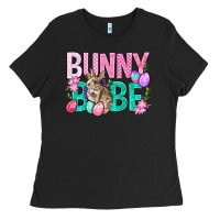 Black Bunny Babe Easter Ladies Tee - BundleAndBundleShop
