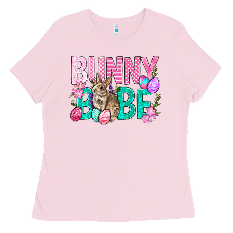 Bunny Babe Easter Ladies Tee by BundleAndBundleShop | Teevron