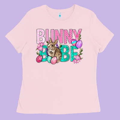 Bunny Babe Easter Ladies Tee Designed By Bundleandbundleshop