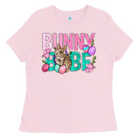 Bubblegum Pink Bunny Babe Easter Ladies Tee - BundleAndBundleShop