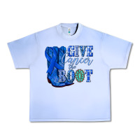 Grape Ice give cancer the boot colon cancer blue ribbon nca Urban Heavy Tee - NancyCooperArtShop