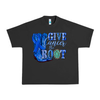 Pigment Black give cancer the boot colon cancer blue ribbon nca Urban Heavy Tee - NancyCooperArtShop