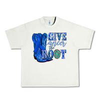 Pistachio give cancer the boot colon cancer blue ribbon nca Urban Heavy Tee - NancyCooperArtShop