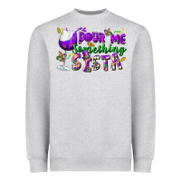 Heather Grey Pour me something sista Heavyweight Sweatshirt - FaDigitalArtStudio