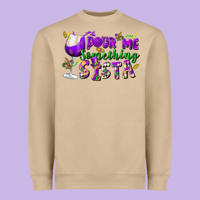 Pour Me Something Sista Heavyweight Sweatshirt Designed By Fadigitalartstudio
