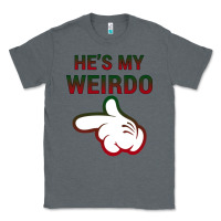 Charcoal Heather He's My Weirdo Galaxy Classic Tee - Bettercallsaul