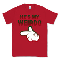 Red He's My Weirdo Galaxy Classic Tee - Bettercallsaul