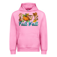 Fuchsia Pink love fall y'all Urban Hoodie - BarkalooDesign