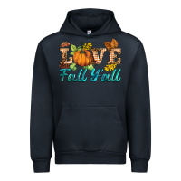 Navy love fall y'all Urban Hoodie - BarkalooDesign
