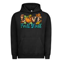 Pigment Black love fall y'all Urban Hoodie - BarkalooDesign
