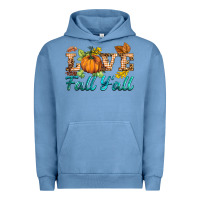 Pigment Pebble Blue love fall y'all Urban Hoodie - BarkalooDesign