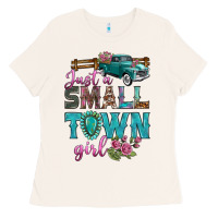 Bone Just A Small Town Girl With Truck Ladies Tee - BundleAndBundleShop