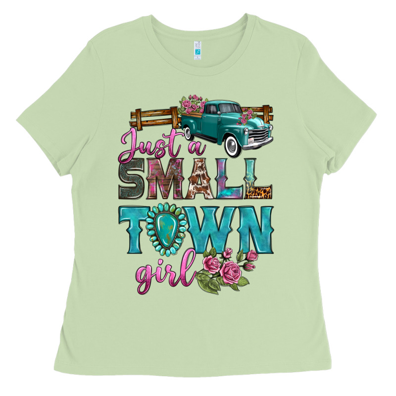 Just A Small Town Girl With Truck Ladies Tee by BundleAndBundleShop | Teevron