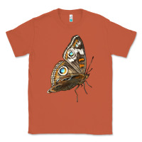 Copper Flying Common Buckeye Butterfly Classic Tee - LillyAllenDesigns