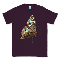 Plum Flying Common Buckeye Butterfly Classic Tee - LillyAllenDesigns
