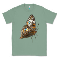 Sage Flying Common Buckeye Butterfly Classic Tee - LillyAllenDesigns