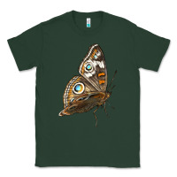 Sports Green Flying Common Buckeye Butterfly Classic Tee - LillyAllenDesigns