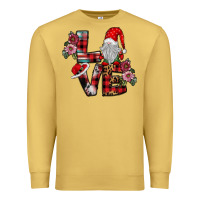 Antique Gold Love Gnome Premium Sweatshirt - SublimationCraftShop