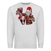 Dove Grey Love Gnome Premium Sweatshirt - SublimationCraftShop