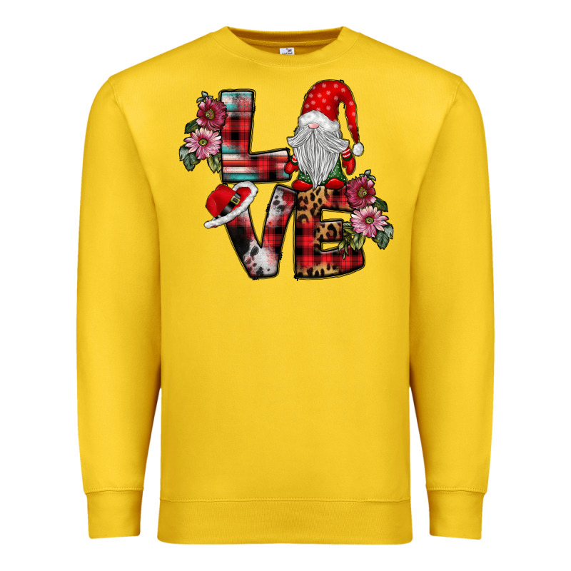 Love Gnome Premium Sweatshirt by SublimationCraftShop | Teevron