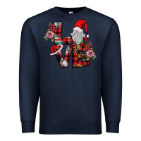 Navy Love Gnome Premium Sweatshirt - SublimationCraftShop