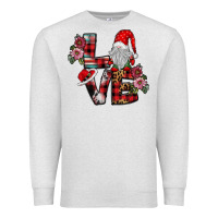 Oatmeal Heather Love Gnome Premium Sweatshirt - SublimationCraftShop