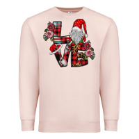 Pale Pink Love Gnome Premium Sweatshirt - SublimationCraftShop