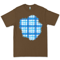 Cacao Winter Tartan Patch Premium Tee - BundleAndBundleShop