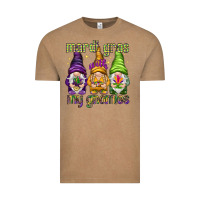 Vintage Coffee Mardi Gras with my gnomes Vintage Tee - NancyCooperArtShop