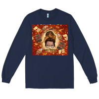 Navy wizard head mom Long Sleeve Tee - TumblerDesignByShophia