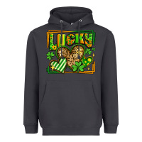 Smoke lucky st patricks day hearts Heavyweight Hoodie - LillyAllenDesigns