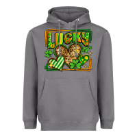 Storm lucky st patricks day hearts Heavyweight Hoodie - LillyAllenDesigns