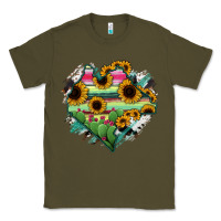 Army Green Chiapas State Of Mexico Map Classic Tee - RanaPortraitStore