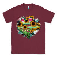 Burgundy Chiapas State Of Mexico Map Classic Tee - RanaPortraitStore