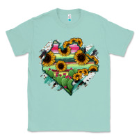 Seafoam Chiapas State Of Mexico Map Classic Tee - RanaPortraitStore