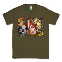 Army Green western farm animals Classic Tee - RanaPortraitStore