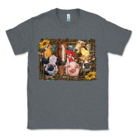 Charcoal Heather western farm animals Classic Tee - RanaPortraitStore