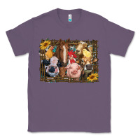 Lavender western farm animals Classic Tee - RanaPortraitStore