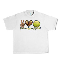 Lunar Rock peace love softball Urban Heavy Tee - JahusDesignShop
