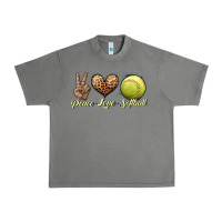 Tornado peace love softball Urban Heavy Tee - JahusDesignShop