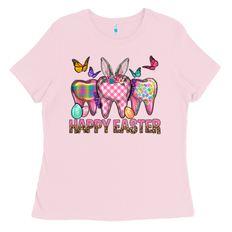 Happy Easter Dental And Egg Ladies Tee by BundleAndBundleShop | Teevron