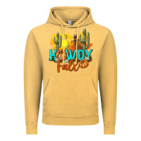 Vintage Mustard Howdy Fall Vintage Hoodie - texasbilliewilder