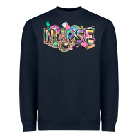 Navy Nurse Heavyweight Sweatshirt - FaDigitalArtStudio