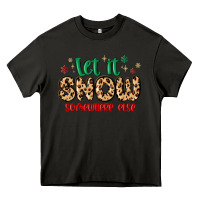 Asphalt let it snow somewhere else Heavy Core Tee - MaliasSmallBusiness