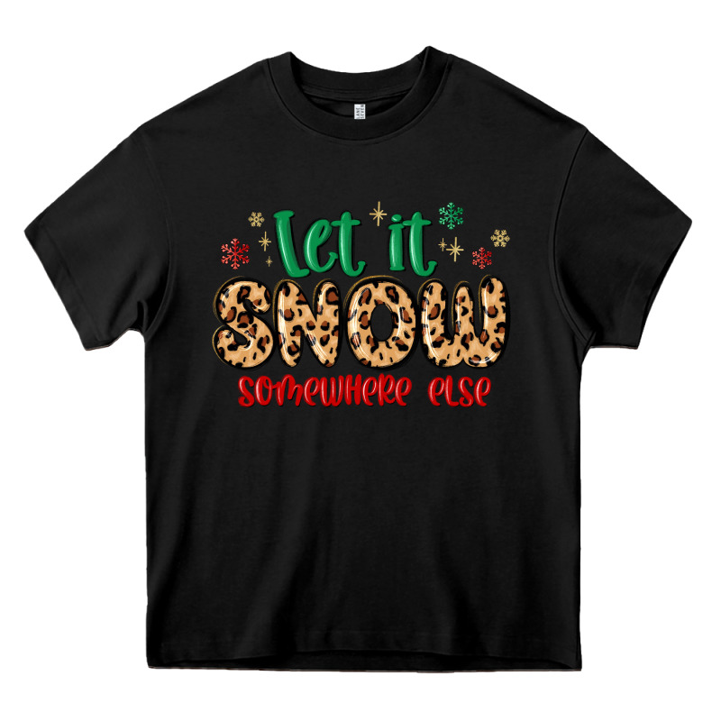 Let It Snow Somewhere Else Heavy Core Tee by MaliasSmallBusiness | Teevron