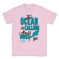 Bubblegum Pink The Ocean Is Calling Classic Tee - Bettercallsaul
