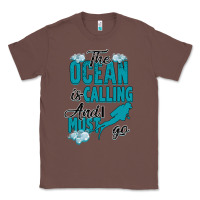 Chestnut The Ocean Is Calling Classic Tee - Bettercallsaul