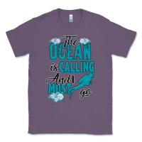 Lavender The Ocean Is Calling Classic Tee - Bettercallsaul