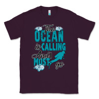 Plum The Ocean Is Calling Classic Tee - Bettercallsaul