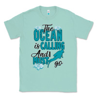 Seafoam The Ocean Is Calling Classic Tee - Bettercallsaul